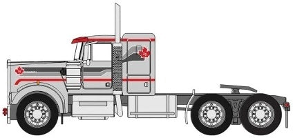 Kenworth W900 Grey 1976 Canada 25 1:64 Scale Diecast Truck – IXO