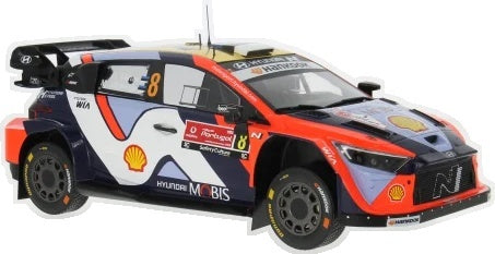 Hyundai i20 N Rally1 #8 Rally Portugal 2025 Tanak/Jarveoja 1:18 Scale Diecast Car – IXO