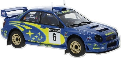 Subaru Impreza S7 #5 WRC Rally of Great Britain 2001 R.Burns/R.Reid 1:24 Scale Diecast Model Car – IXO