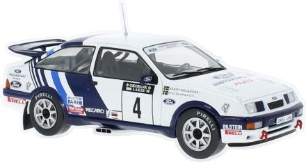 Ford Sierra RS Cosworth #4 1000 Lakes Rallye 1988 S.Blomqvist/B.Melander 1:24 Scale Diecast Car – IXO