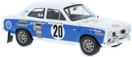 Ford Escort Mk1 RS 1600 #20 Rally Monte Carlo 1973 H.Mikkola/J.Porter 1:24 Scale Diecast Car – IXO