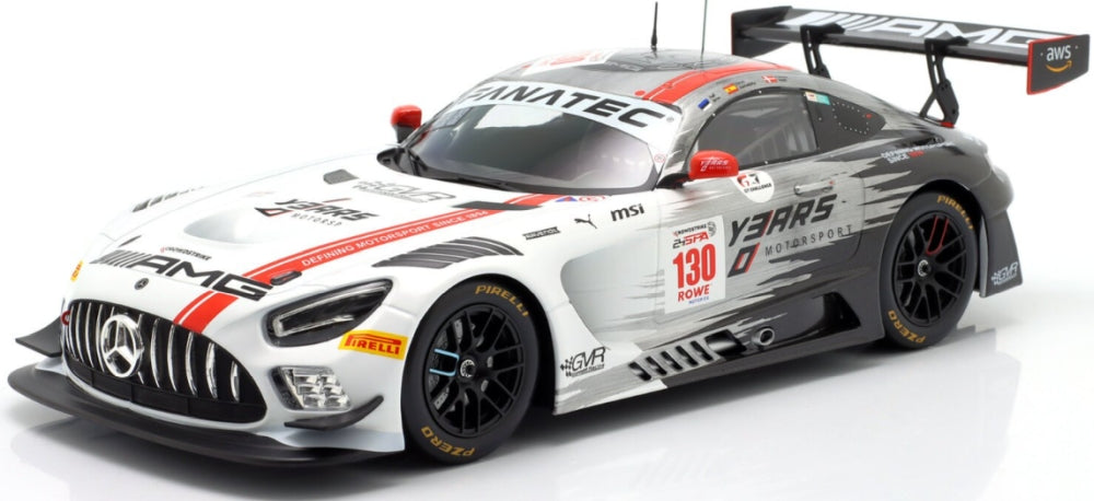 Mercedes-AMG GT3 Evo #130 24h Spa 2024 Aron/Juncadella/Vesti 1:18 Scale Diecast Model Car – IXO