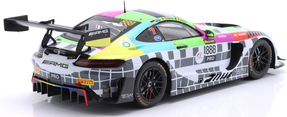Mercedes-Benz AMG GT3 EVO GMR #888 12h Bathurst 2025 Engel/Martin/Grenier 1:18 Scale Diecast Car – IXO