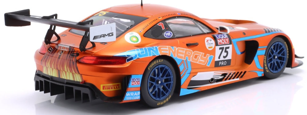 Mercedes-Benz AMG GT3 EVO SunEnergy1 #75 Winner 12h Bathurst 2023 Habul/Gounon 1:18 Scale Diecast Car – IXO