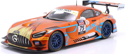 Mercedes-Benz AMG GT3 EVO SunEnergy1 #75 Winner 12h Bathurst 2023 Habul/Gounon 1:18 Scale Diecast Car – IXO
