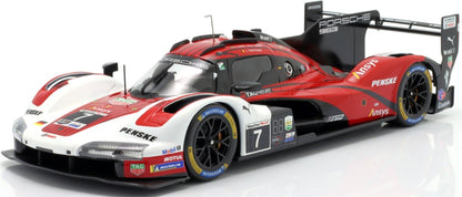 Porsche 963 Penske Motorsport #7 Winner 24h Daytona 2025 Nasr/Tandy/Vanthoor 1:18 Scale Diecast Model Car – IXO