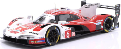 Porsche 963 Penske #6 2nd 24h Le Mans 2025 Estre/Vanthoor/Campbell 1:18 Scale Diecast Car – IXO