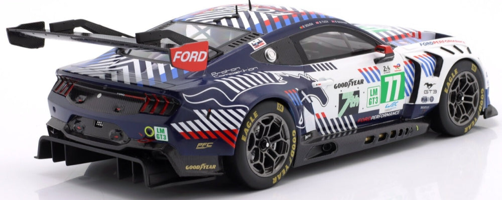 Ford Mustang GT3 Proton Competition #77 24h Le Mans 2025 Barker/Sousa/Tuck 1:18 Scale Diecast Car – IXO