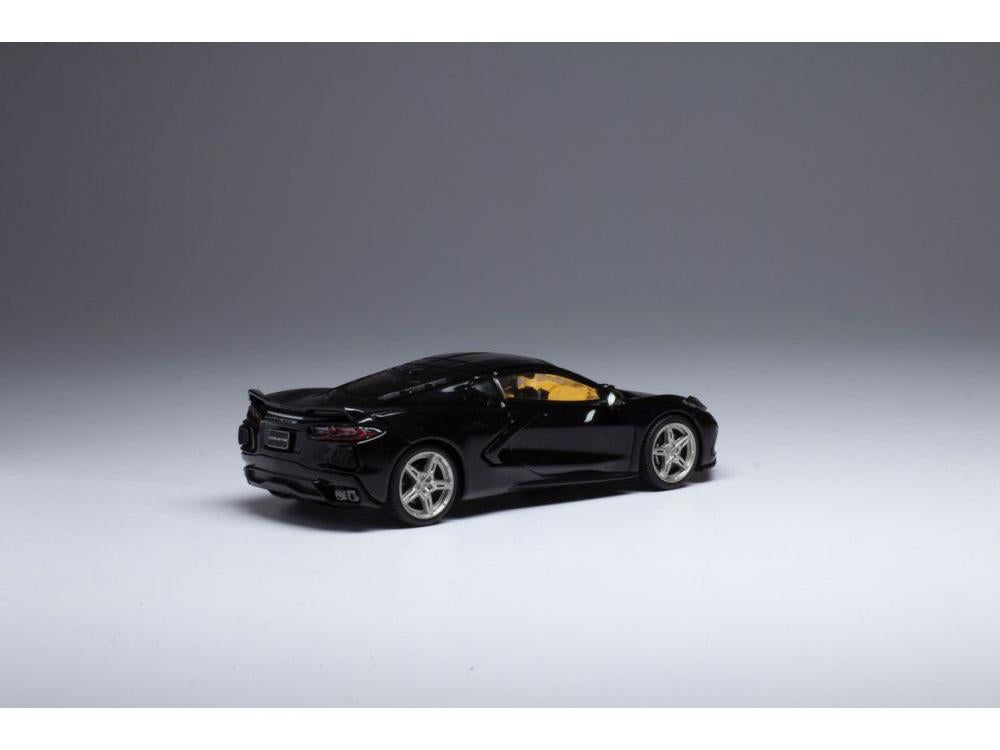 Chevrolet Corvette C8 Noire 2020 Modèle de Voiture Miniature IXO Diecast à l'échelle 1:43