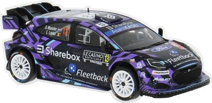 Ford Puma Rally1 Rallye Monte Carlo 2026 #13 G.Munster/L.Louka Coche a escala 1:43 IXO de metal fundido