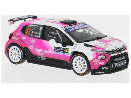 Citroen C3 Rally2 WRC Rally Monte Carlo 2025 #42 S.Rumeau/J.Amblard 1:43 Scale IXO Diecast Model Car
