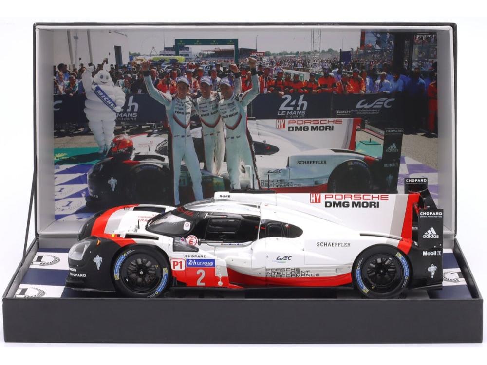 Porsche 919 Hybrid #2 Winner 24h Le Mans 2017 Bernhard/Hartley/Bamber 1:18 Scale Diecast Car – IXO