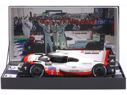 Porsche 919 Hybrid #2 Winner 24h Le Mans 2017 Bernhard/Hartley/Bamber 1:18 Scale Diecast Car – IXO