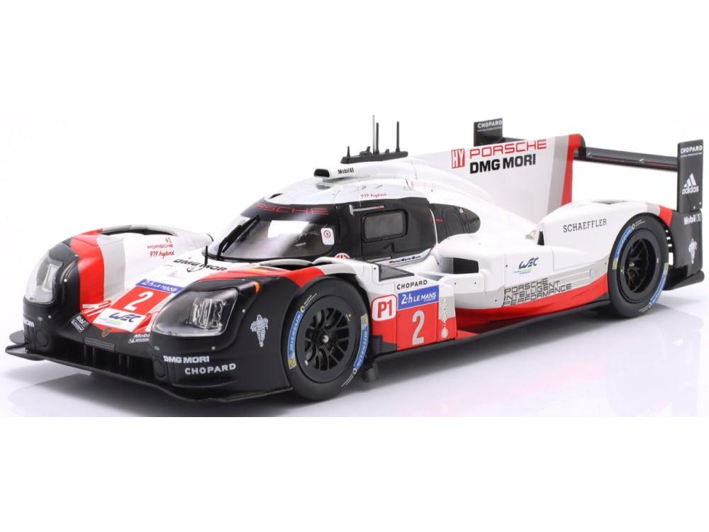 Porsche 919 Hybrid #2 Winner 24h Le Mans 2017 Bernhard/Hartley/Bamber 1:18 Scale Diecast Car – IXO