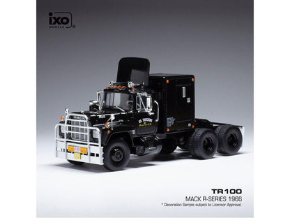 Mack R-Series Black 1966 w/Rear Cabin 1:43 Scale Diecast Truck – IXO