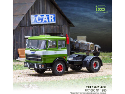 Fiat 690 T1 Green/White 1961 1:43 Scale Diecast Truck – IXO