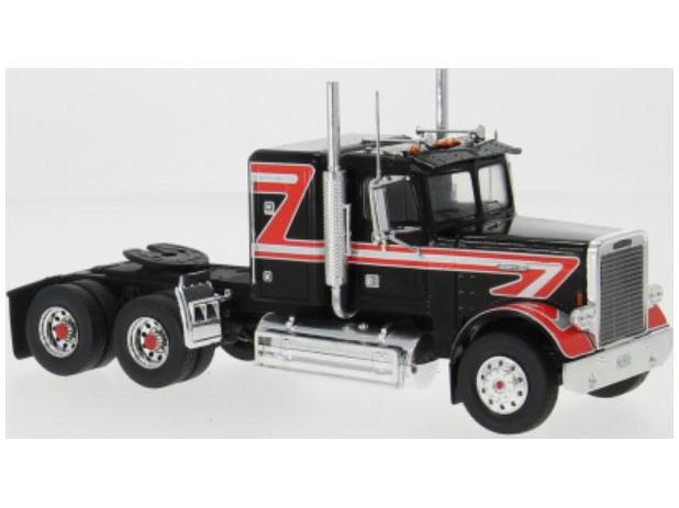 Freightliner FLC 120 64 T 1977 Black/Red 1:43 Scale Diecast Truck – IXO
