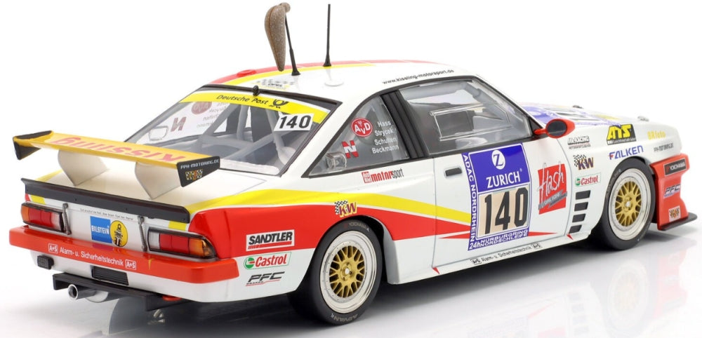 Opel Manta B 24h Nurburgring 2013 Kissling #140 Beckmann/Strycek/Hass/Schulten 1:18 Scale Diecast Model Car – Werk83