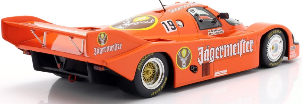 Porsche 956K Jagermeister 1000km Imola 1984 Winner #19 Hans-Joachim Stuck/S. Bellof 1:18 Scale Diecast Model Car – Werk83
