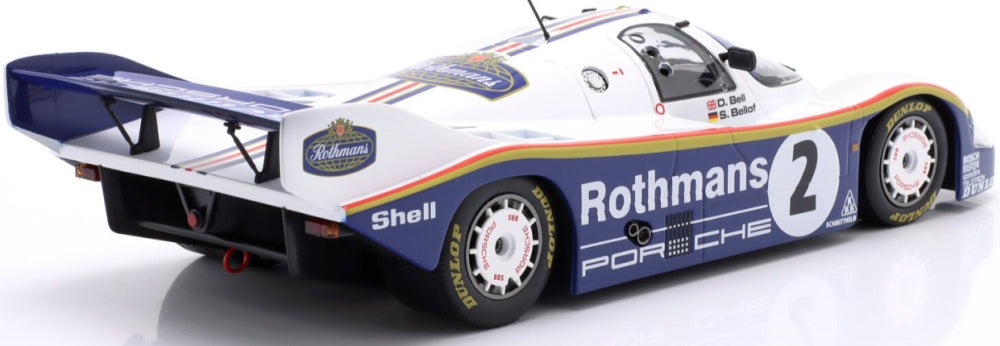 Porsche 956K 1000km Sandown Park 1984 Winner Sportscar World Champion #2 Bellof/Bell 1:18 Scale Diecast Model Car – Werk83