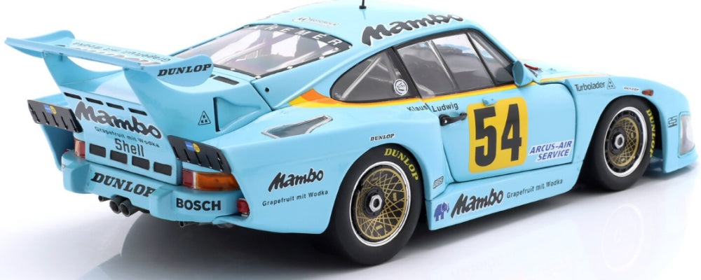 Porsche 935 K3 Mambo #54 DRM Champion 1979 Klaus Ludwig 1:18 Scale Diecast Model Car – Werk83