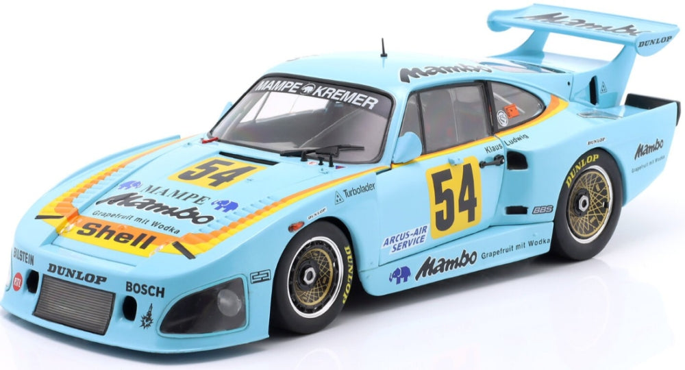 Porsche 935 K3 Mambo #54 DRM Champion 1979 Klaus Ludwig 1:18 Scale Diecast Model Car – Werk83