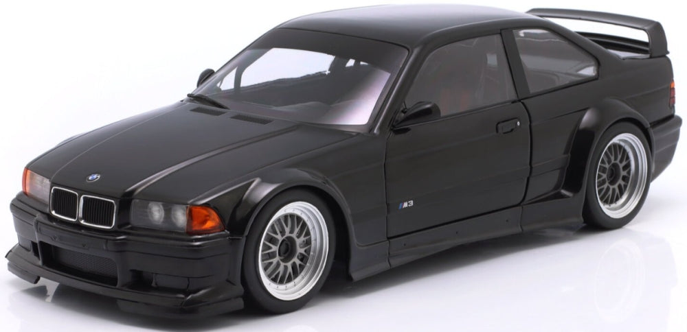 BMW M3 E36 GTR Plain Body Version Black 1:18 Scale Diecast Model Car – Werk83