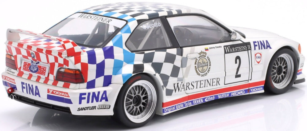 BMW M3 E36 GTR #2 ADAC GT Cup Champion 1993 Johnny Cecotto 1:18 Scale Diecast Model Car – Werk83