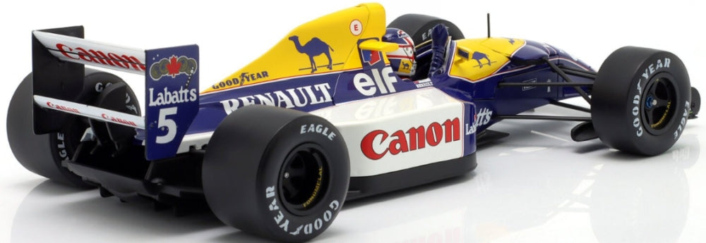 Williams FW14 #5 Winner F1 British GP 1991 Nigel Mansell 1:18 Scale Diecast Car – Werk83