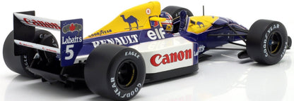 Williams FW14 #5 Winner F1 British GP 1991 Nigel Mansell 1:18 Scale Diecast Car – Werk83