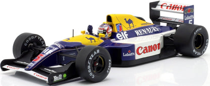 Williams FW14 #5 Winner F1 British GP 1991 Nigel Mansell 1:18 Scale Diecast Car – Werk83