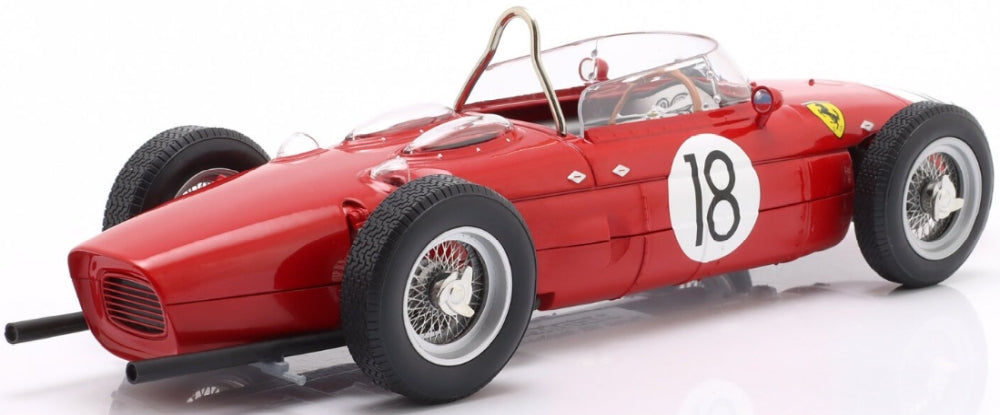 Ferrari 156 Sharknose #18 F1 French GP 1961 Richie Ginther 1:18 Scale Diecast Car – Werk83