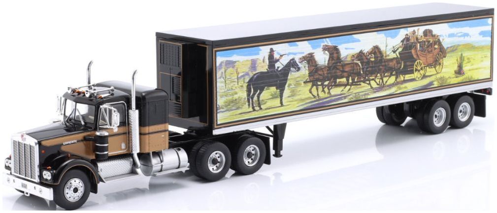 Kenworth W925 Semi-Trailer Truck Smokey and The Bandit 1977 1:43 Scale Diecast Truck – IXO