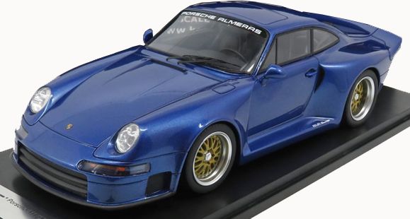 Porsche 911 993 GT1 Almeras Blue 1:18 Scale Kess Resin Model