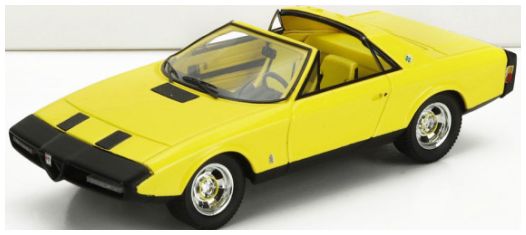 Alfa Romeo Alfetta Spider Yellow Pininfarina Open 1972 1:43 Scale Kess Resin Model