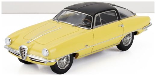 Alfa Romeo 1900C SS Boano 1955 Yellow Black sn01846 1:43 Scale Kess Resin Model