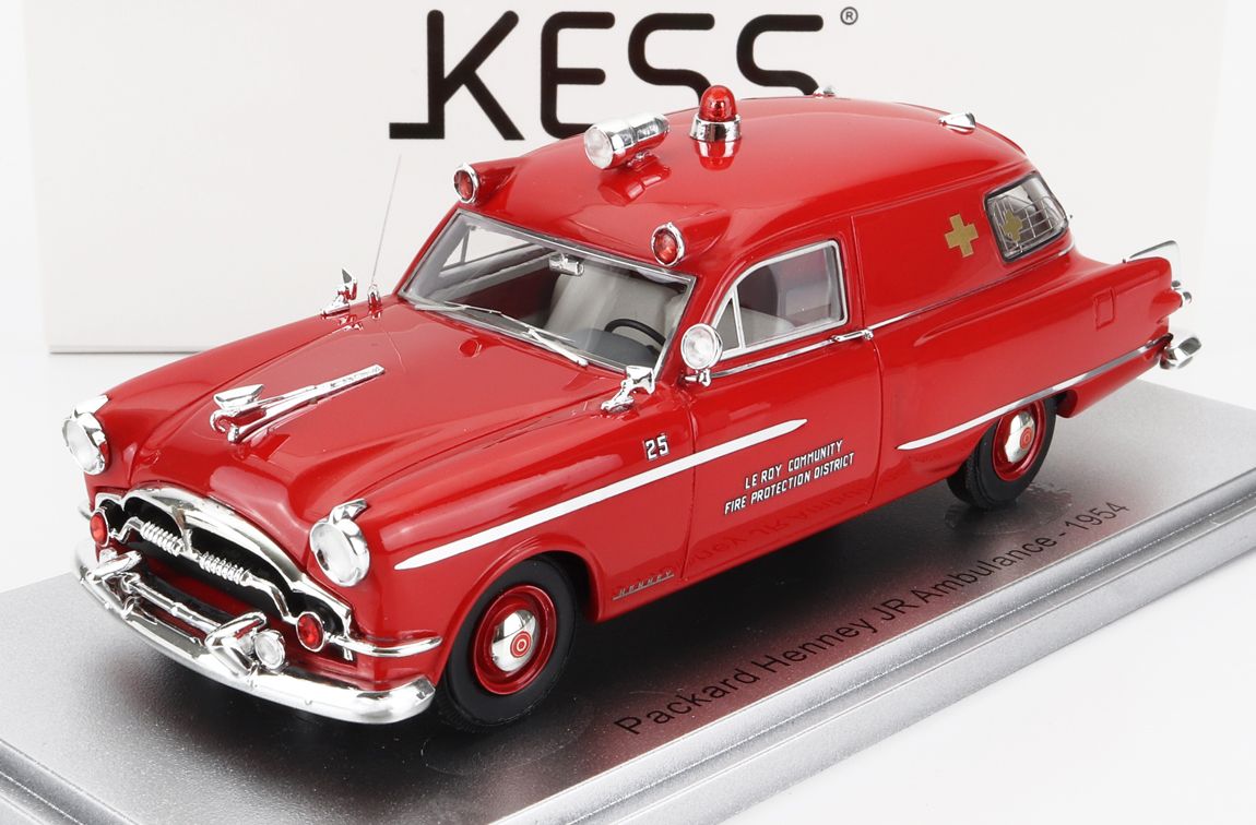 Packard Henney JR Ambulance Fire Protection 1:43 Scale Kess Resin Model