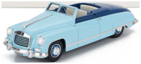 Isotta Fraschini 8C Light Blue/Blue Monterosa Boneschi Cabriolet Open 1948 1:43 Scale Kess Resin Model