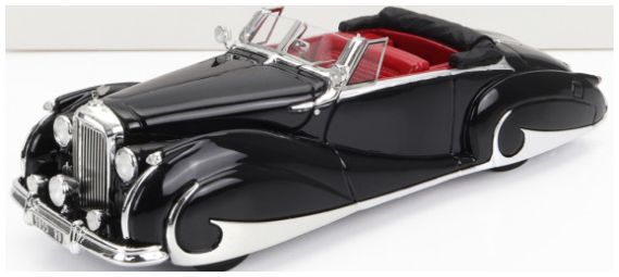 Bentley MK VI Black sn.B25071 Franay Drophead Coupe Cabrio Open 1947 1:43 Scale Kess Resin Model