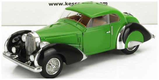 Bugatti T57 Labourdette Vutotal Green Black Coupe 1936 1:43 Scale Kess Resin Model