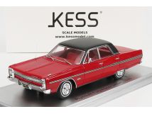 Plymouth Fury 4-Door Sedan 1968 Red 1:43 Scale Kess Resin Model