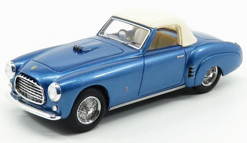 Ferrari 212 GTB4 Inter Ghia Cabriolet 1952 Blue Metallic 1:43 Scale Kess Resin Model