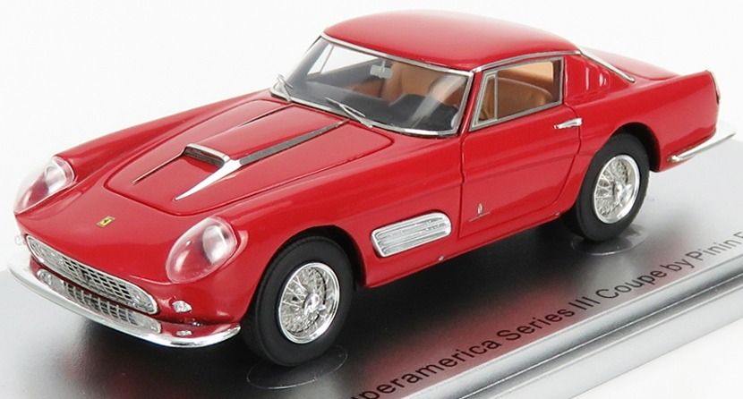 Ferrari 410 Superamerica - Dark Red Series III Coupe by Pininfarina 1958 1:43 Scale Kess Resin Model