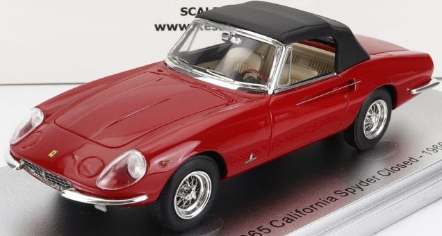 Ferrari 365 California Spider Red Top Up 1966 1:43 Scale Kess Resin Model