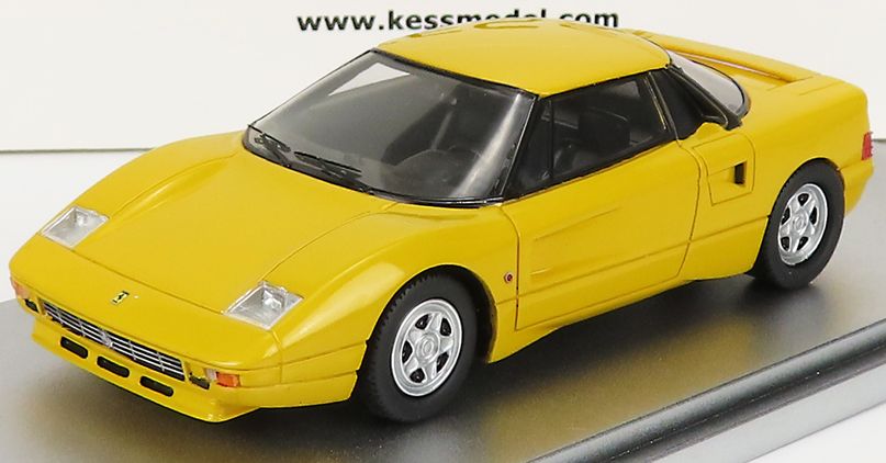 Ferrari 408 4RM 1987 Yellow 1:43 Scale Kess Resin Model