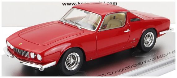 Ferrari 330 GTC Coupe Michelotti 1966 Red 1:43 Scale Kess Resin Model
