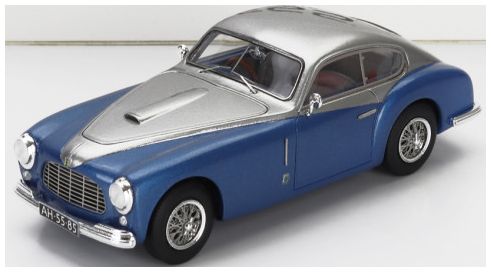 Ferrari 166 s/n.037S Blue/Silver Inter Farina Berlinetta 1949 1:43 Scale Kess Resin Model