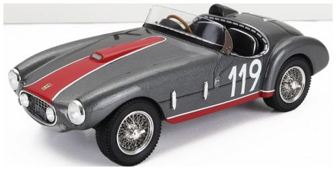Ferrari 166 MM53 Spider Barquette Silver Vignale By Oblin #119 Winner Coppa Sarr 55 1:43 Scale Kess Resin Model