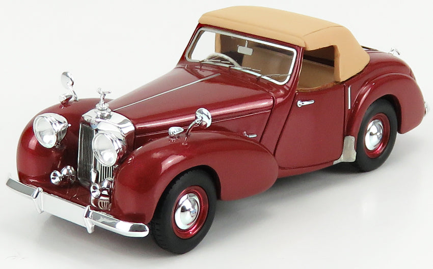 Triumph Roadster Closed Red 1949 1:43 Scale Kess Resin Model