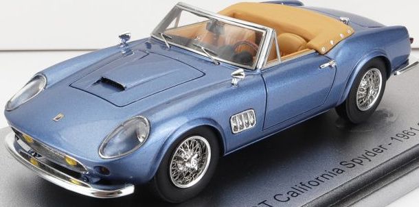 Ferrari Modena 250GT California Spider Blue Top Down 1961 1:43 Scale Kess Resin Model